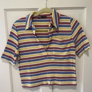 Zara strip shirt